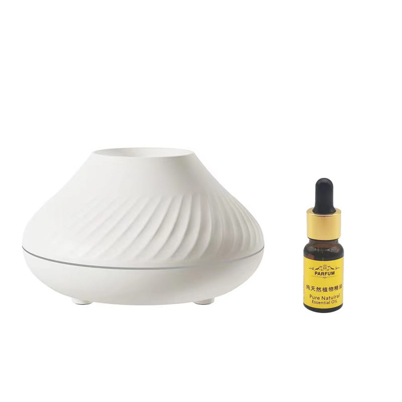 Weißer Flammen Aroma Diffusor & Ätherisches Öl